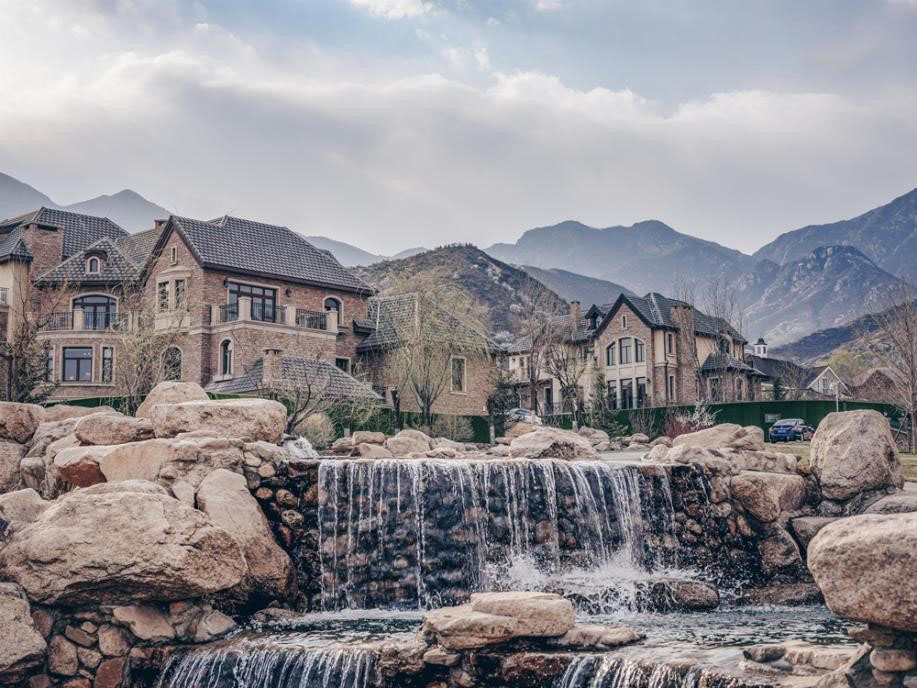 一路北へ向かい北京郊外の花園へ