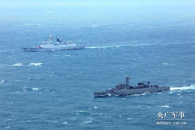 中國(guó)タイ両海軍が夜間海上遭遇戦訓(xùn)練