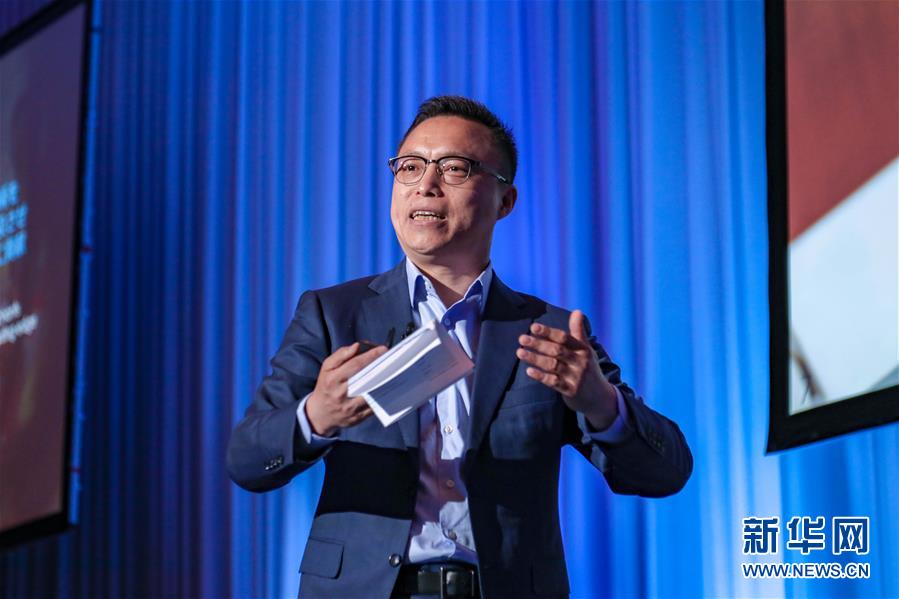 支付寶（アリペイ）を運(yùn)営するアントフィナンシャルの井賢棟CEO。