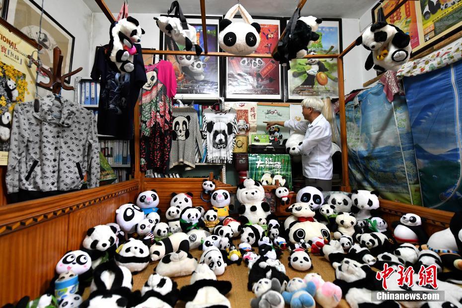 福州「パンダ文化蕓術(shù)館」 1萬點以上のコレクションは逸品ぞろい