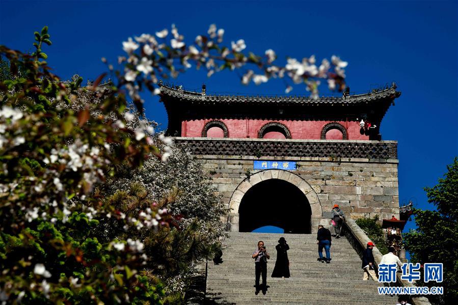 絵のように美しい初夏の泰山　山東省