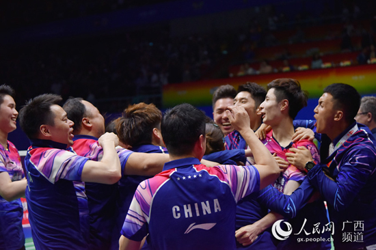 バド國(guó)別対抗戦で中國(guó)が日本下しスディルマン杯を4年ぶりに奪還