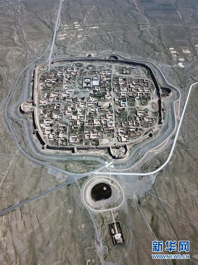 空から見るとまるで巨大なカメ！明代の軍事要塞「永泰亀城」 甘粛省