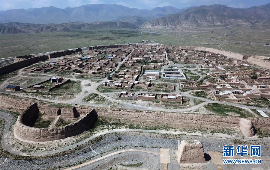 空から見るとまるで巨大なカメ！明代の軍事要塞「永泰亀城」 甘粛省