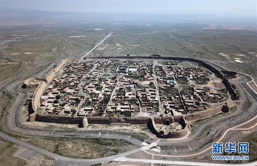 空から見るとまるで巨大なカメ！明代の軍事要塞「永泰亀城」 甘粛省