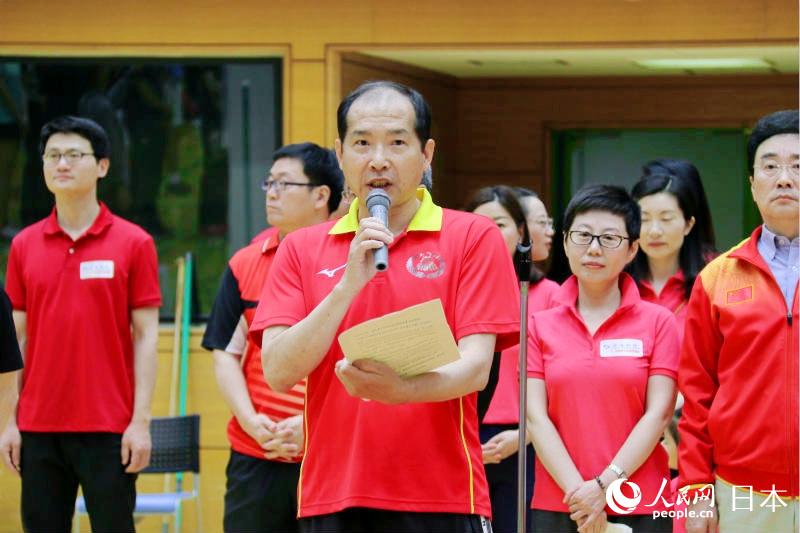 東京で中日両國の友誼深める在日華人バドミントン公式戦