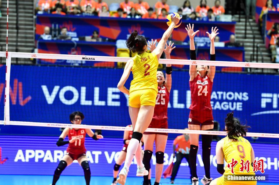 FIVB女子バレーボールネーションズリーグで中國が3対0で日本下す　香港