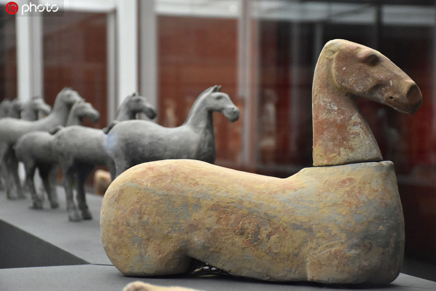 6月8日、中國(guó)國(guó)家博物館で開催された「帰來(lái)――イタリアから返還の中國(guó)流失文物展」の展示品（寫真著作権は東方ICが所有のため転載禁止）。