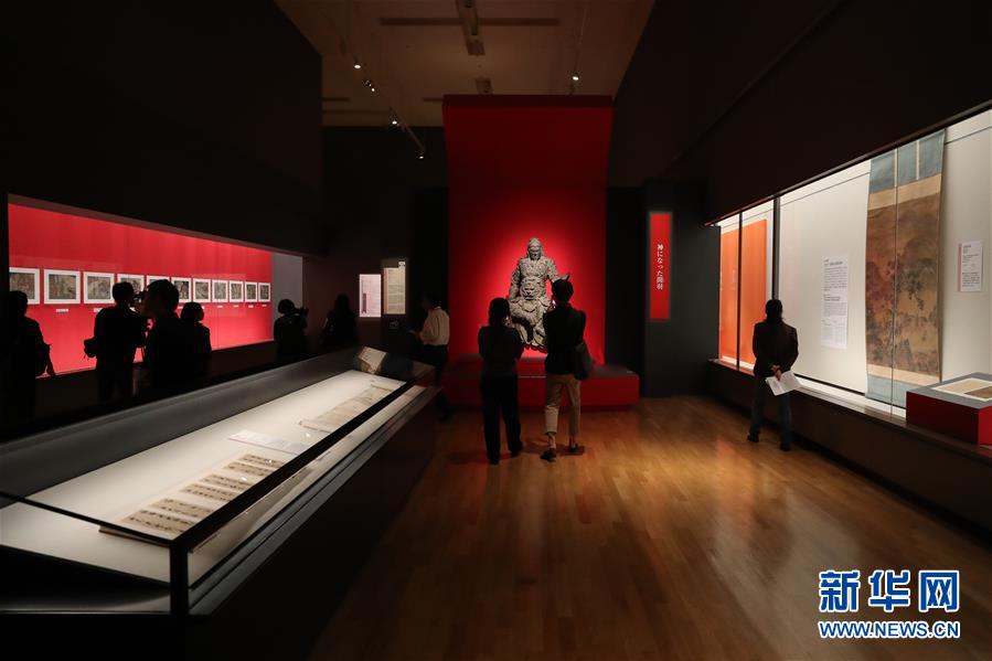 東京國立博物館の特別展「三國志」プレオープンの様子（7月8日撮影?杜瀟逸）。