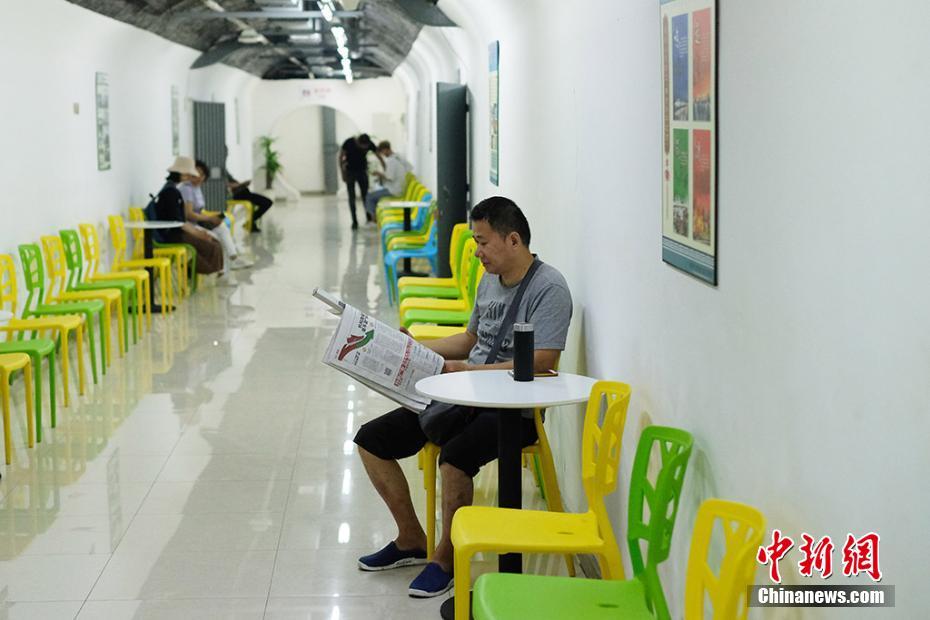 南京が防空壕を無料開放、市民が涼めるスポットに