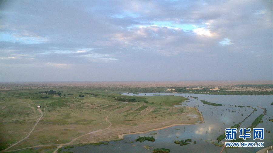 內(nèi)モンゴルのクブチ砂漠、 生態(tài)文明の花が咲く