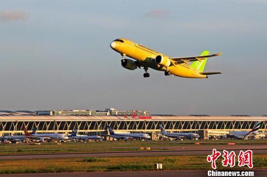 中國産旅客機C919　第104機が試験飛行に成功