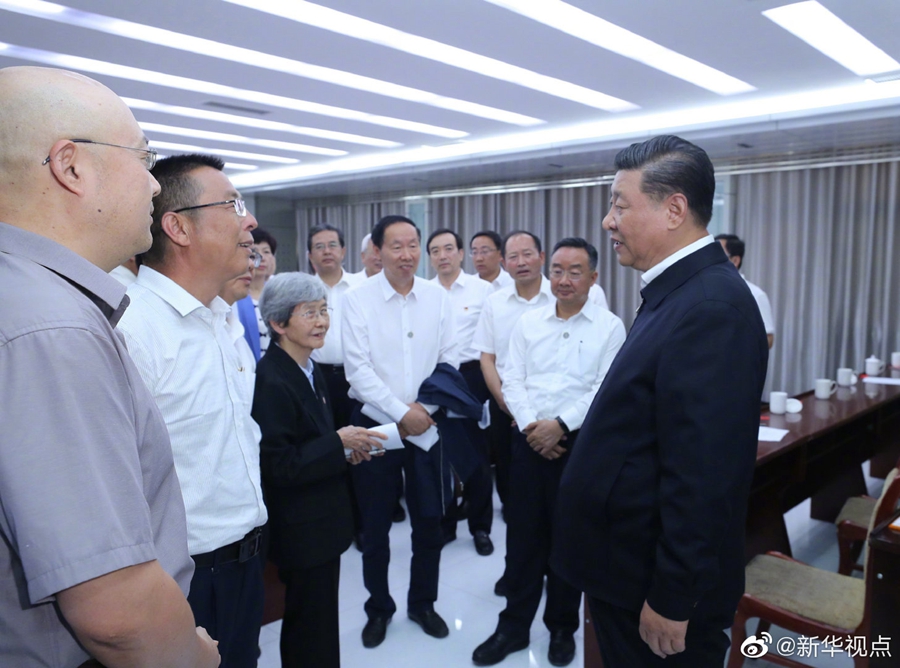 習(xí)近平総書記が甘粛省視察　専門家らと座談