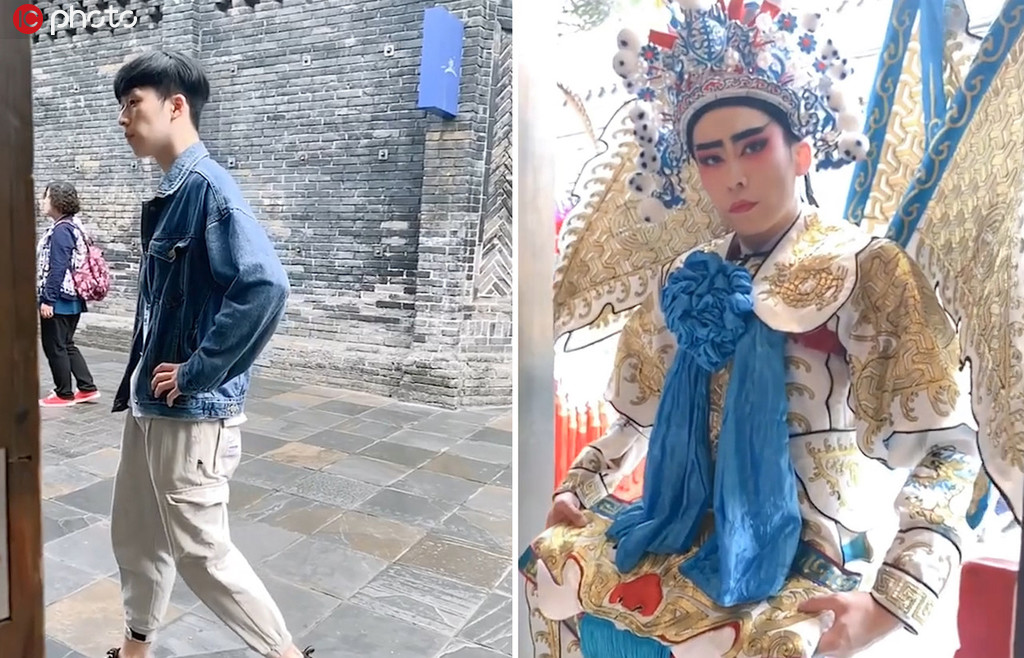 ストリートファッションが伝統(tǒng)劇衣裝に早変わり！　ネット動畫が話題に