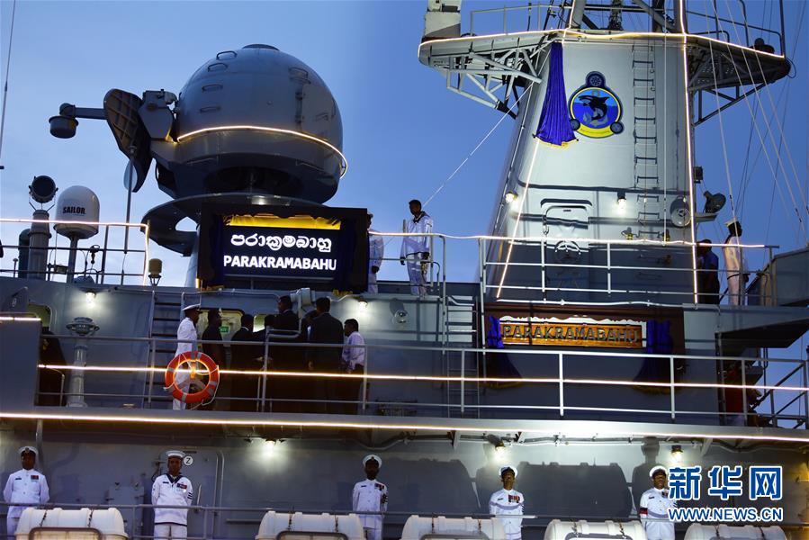 中國寄贈のフリゲートがスリランカ海軍に就役