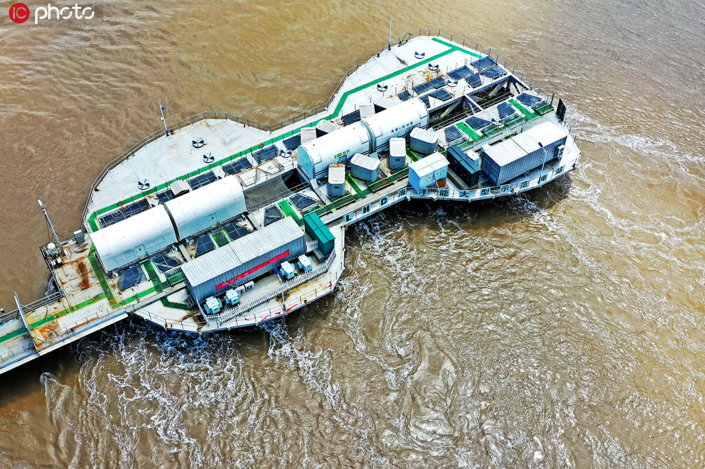 世界初の海洋潮流発電所が正式に運(yùn)用スタート　浙江省舟山