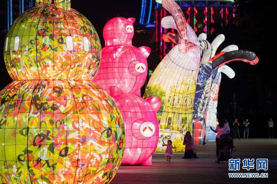 マカオで國際ランタンフェスティバル