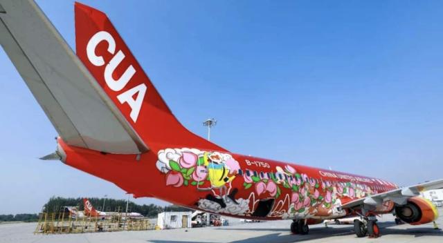 世界初「西遊記」のペイント旅客機「連雲(yún)港號」が就航