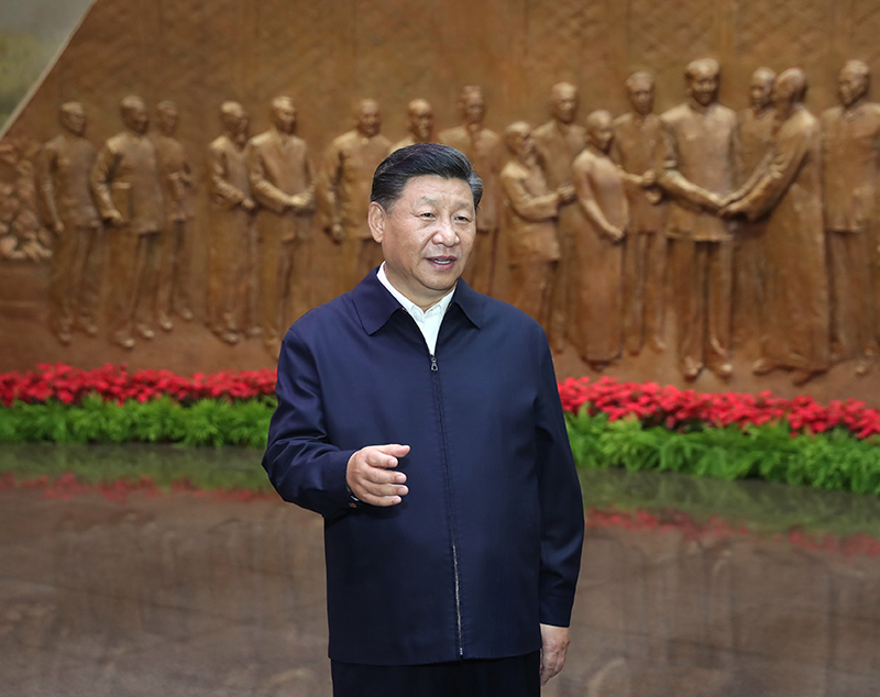 習(xí)近平総書記、北京香山革命記念地を視察