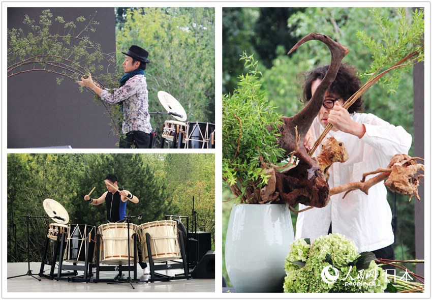 限られた時(shí)間で競(jìng)う「花いけバトル」が熱い！世園會(huì)のジャパンデー