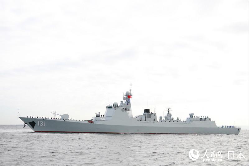 「太原」艦が橫須賀入港　中國海軍艦艇が10年ぶりに訪日