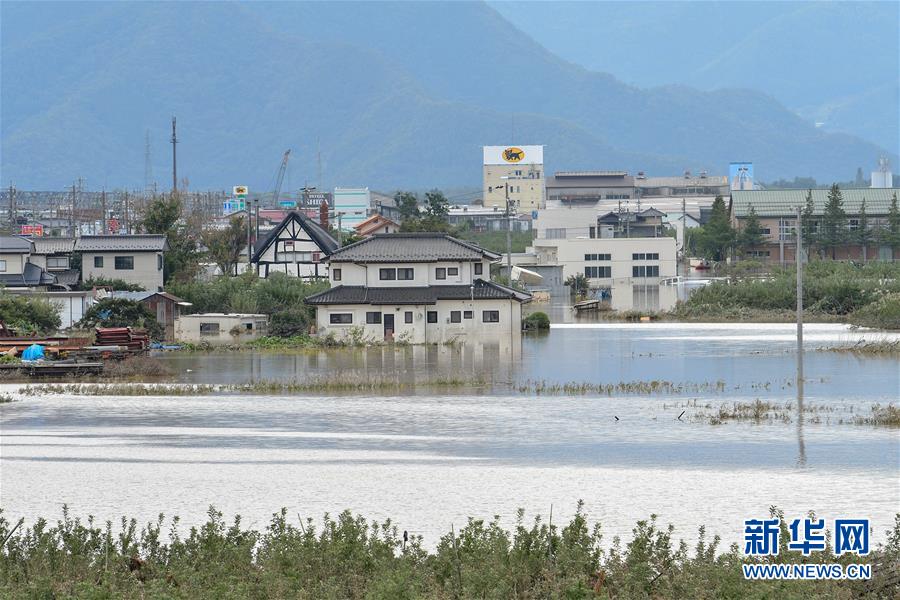 臺風(fēng)19號で日本の複數(shù)の河川が氾濫　