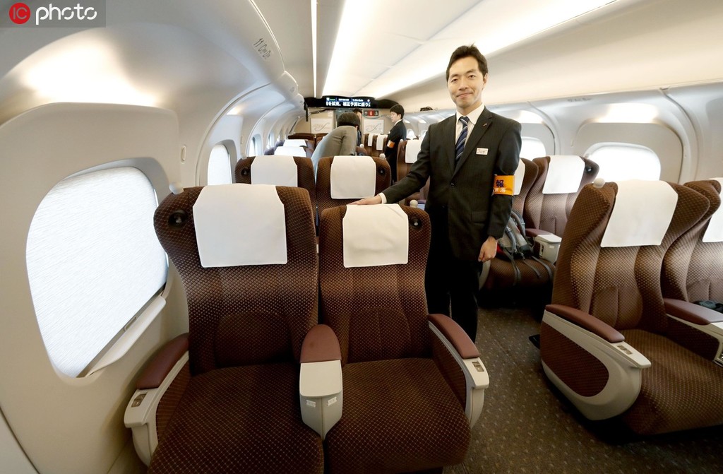 日本の新幹線新型車両「N700S」の內(nèi)部が初公開 來年から営業(yè)運転