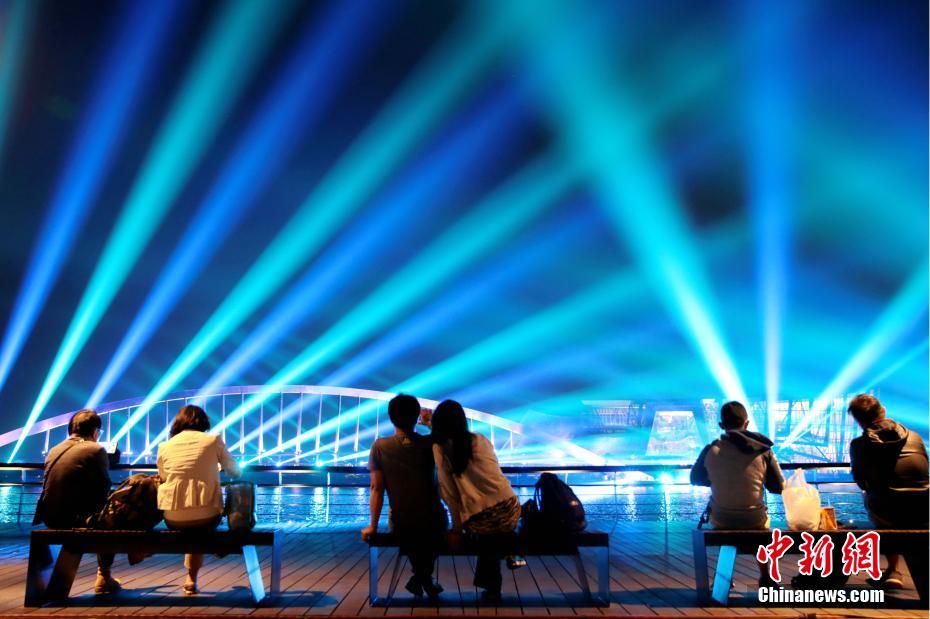 臺北故宮博物院の南部院區(qū)でライトアップショー　臺灣地區(qū)