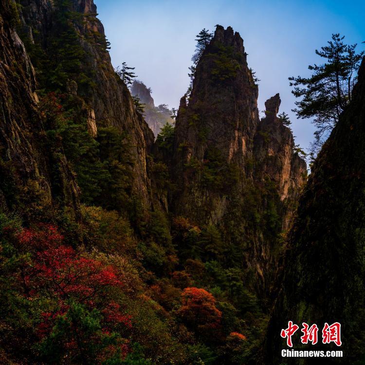 老君山に広がる絵畫のような秋景色　河南省