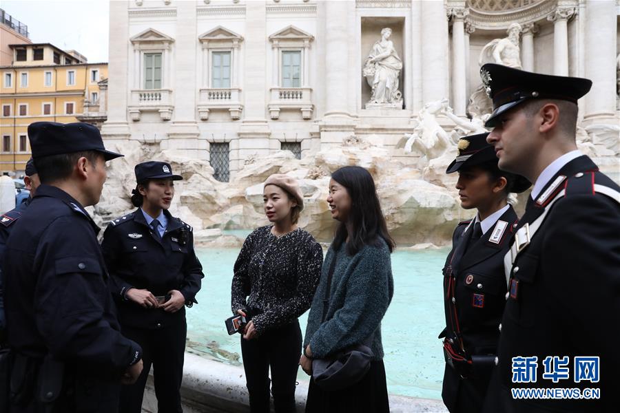 第4回中國?イタリア合同パトロール、ローマで実施