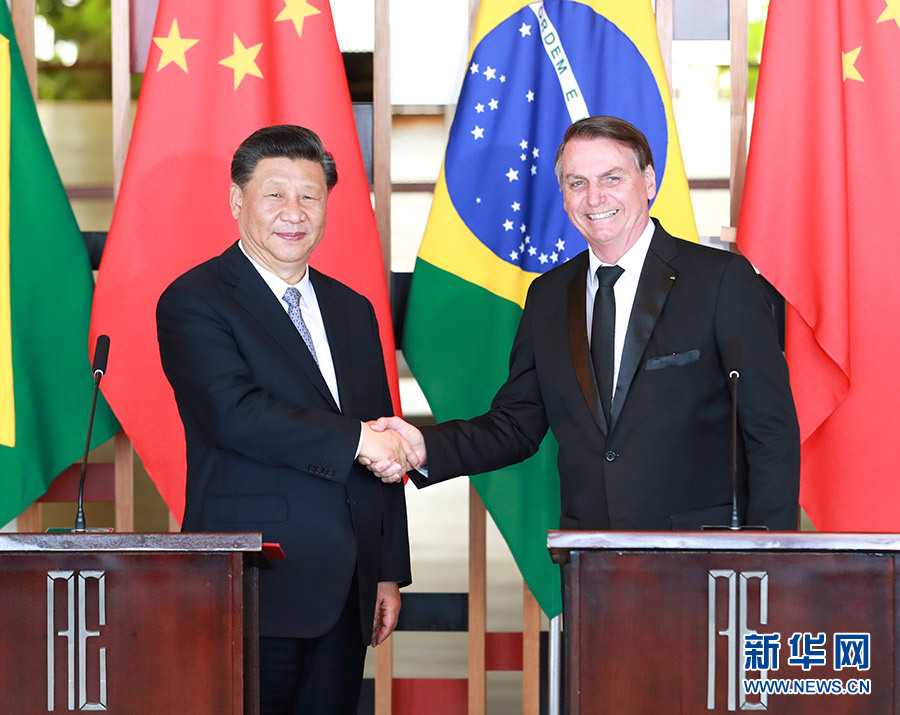 習(xí)近平國家主席「ブラジルとの関係発展の方向性を把握?先導(dǎo)」