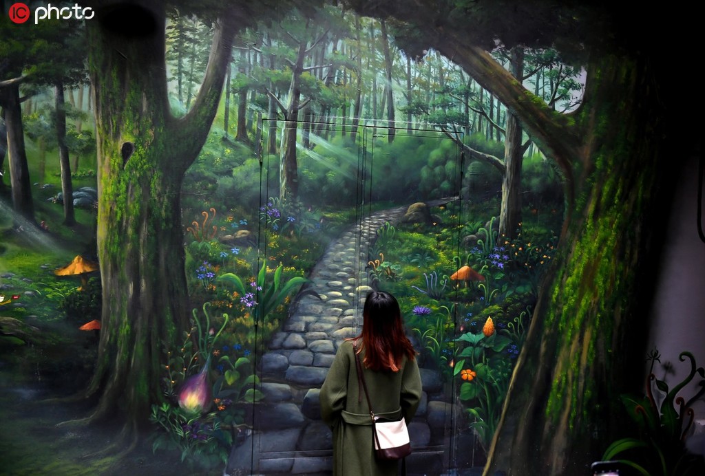 3D壁畫作品（寫真著作権は東方ICが所有のため転載禁止）。