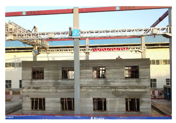 2階建ての建物を現(xiàn)場で印刷、中國が世界に先駆け実現(xiàn)