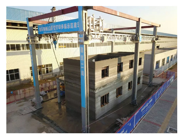 2階建ての建物を現(xiàn)場(chǎng)で印刷、中國(guó)が世界に先駆け実現(xiàn)