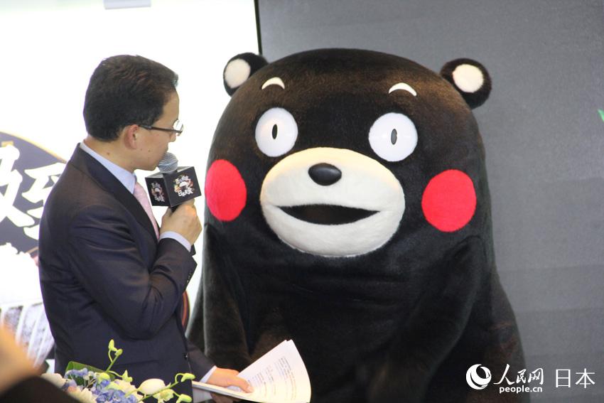 日本食PRイベントで福原愛とくまモンが共演　北京
