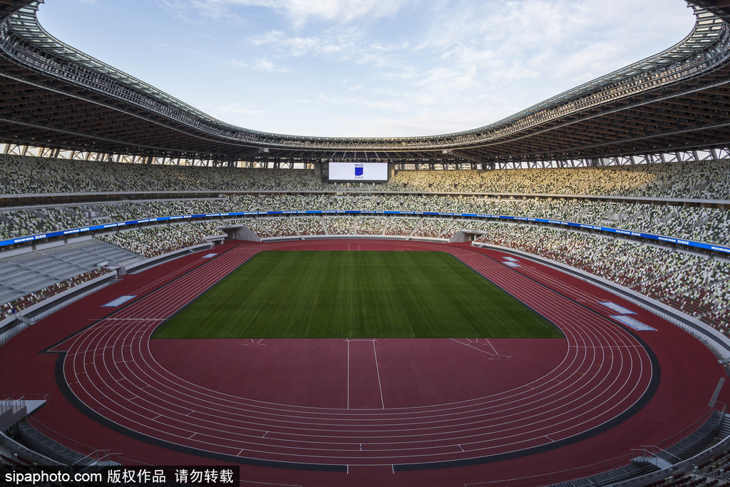 東京五輪メインスタジアムで竣工式　メディアに會場內(nèi)の様子を公開