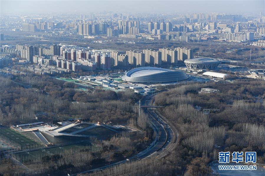 國家スピードスケート館「氷の帯」の構(gòu)造部分が完成