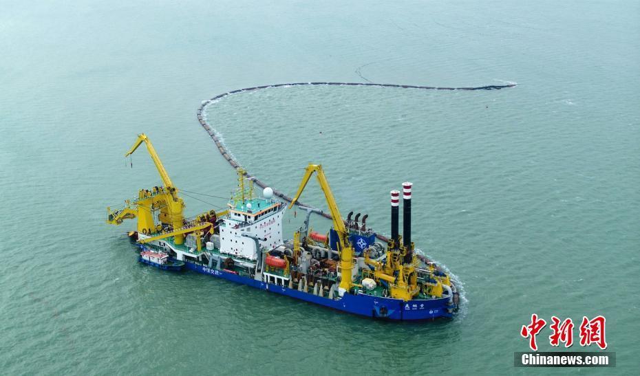 ポンプ浚渫船「天鯤號(hào)」、中國(guó)の國(guó)內(nèi)プロジェクトに初參加