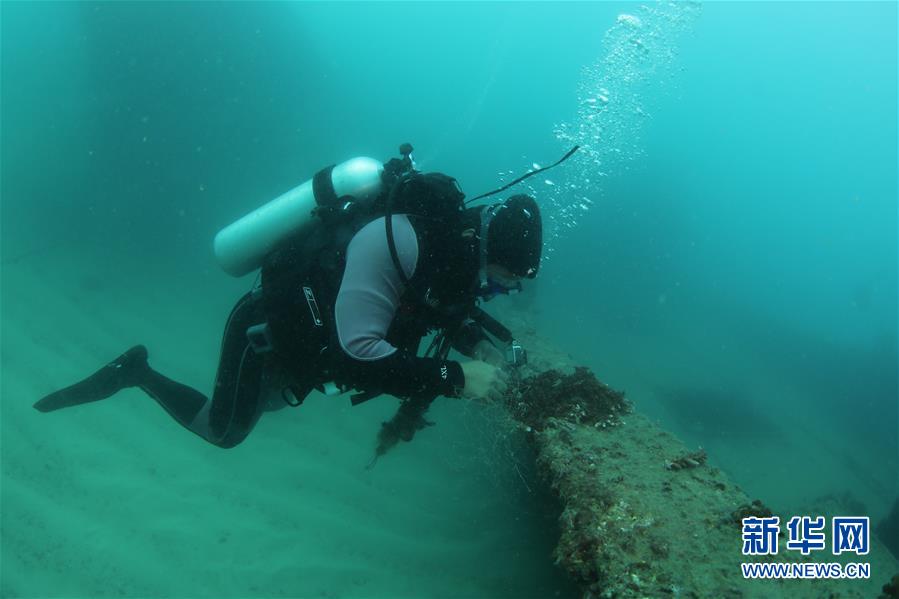 海洋牧場の巡回　海南省三亜市