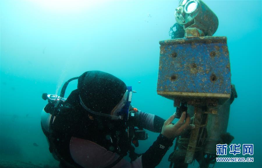 海洋牧場の巡回　海南省三亜市