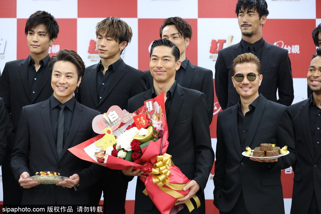 人気のダンス&ボーカルグループEXILE（寫真著作権はsipaphoto.comが所有のため転載禁止）。