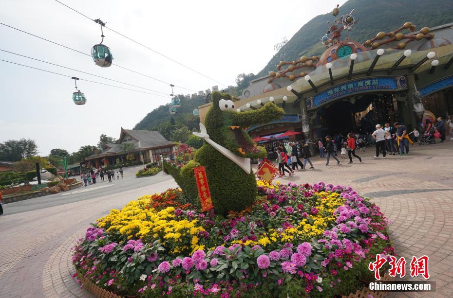 カピバラも登場(chǎng)！香港オーシャンパークが鼠年祝う飾り付け