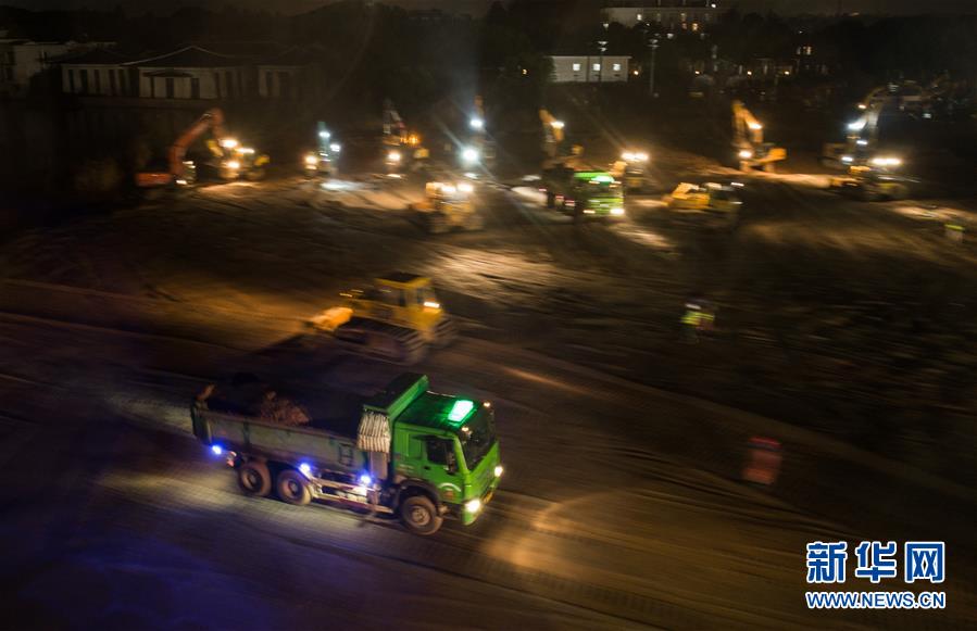 武漢火神山病院は大晦日も急ピッチで建設(shè)作業(yè)