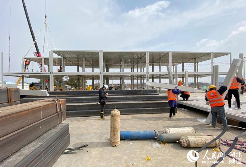 武漢火神山醫(yī)院の完成予想図発表、1棟目の建設(shè)開始