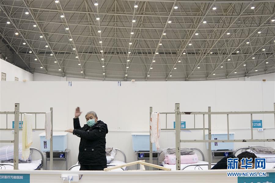 秩序よく運営すすむ臨時醫(yī)療施設(shè)の武漢客庁方艙醫(yī)院