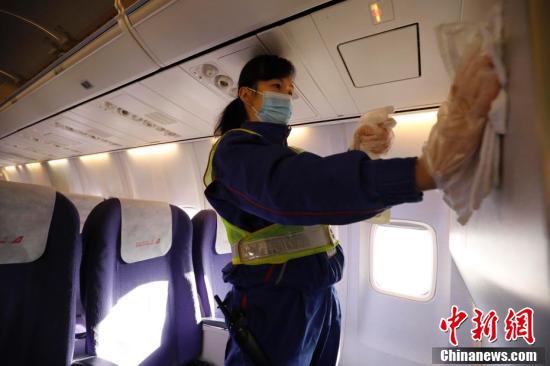 東方航空が上海への到著便に対するキャビン清掃をさらに強(qiáng)化