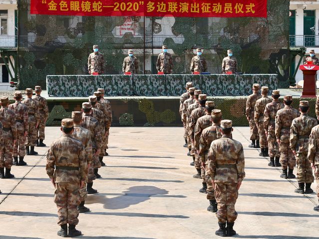 「コブラ?ゴールド2020」、中國の參加部隊(duì)が出征