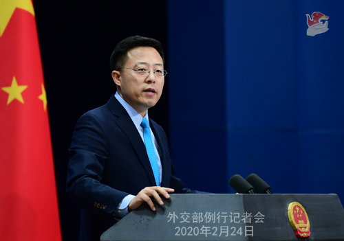 外交部、悪意ある侮辱を前に中國は沈黙しない