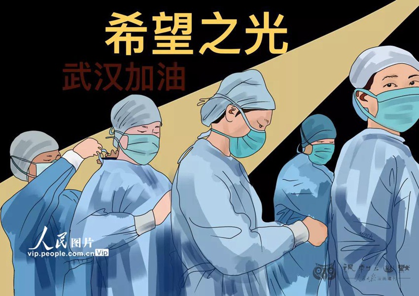 「希望の光」（資料提供?李坤/寫真著作権は人民図片が所有のため転載禁止）。