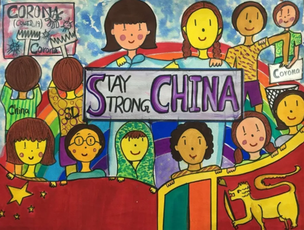 感染癥との戦い　彭麗媛氏が中國を支持するスリランカの女子生徒らに感謝の返書